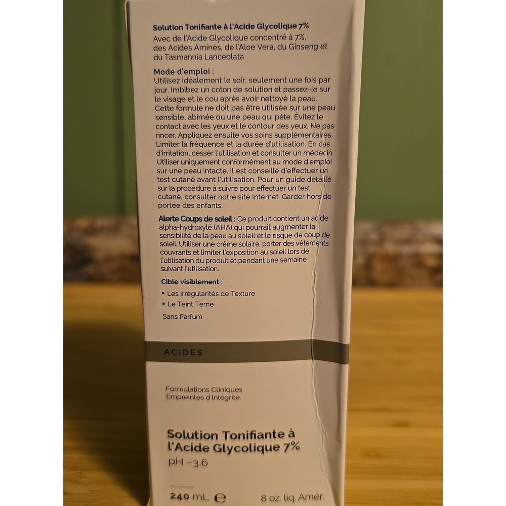 Glycolic Acid 7% Direct Acids Toning Solution Radiant Skin‎ Anti Aging/Acne 8 oz - Picture 3 of 4